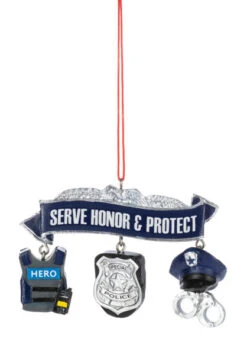 Serve Honor And Protect - Dangle Ornament