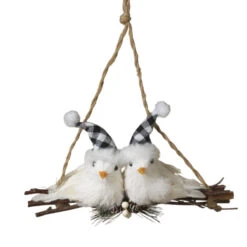 Charming Winter Birds Ornament