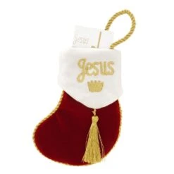 Roman Stocking For Jesus Ornament - 4.5 Inch