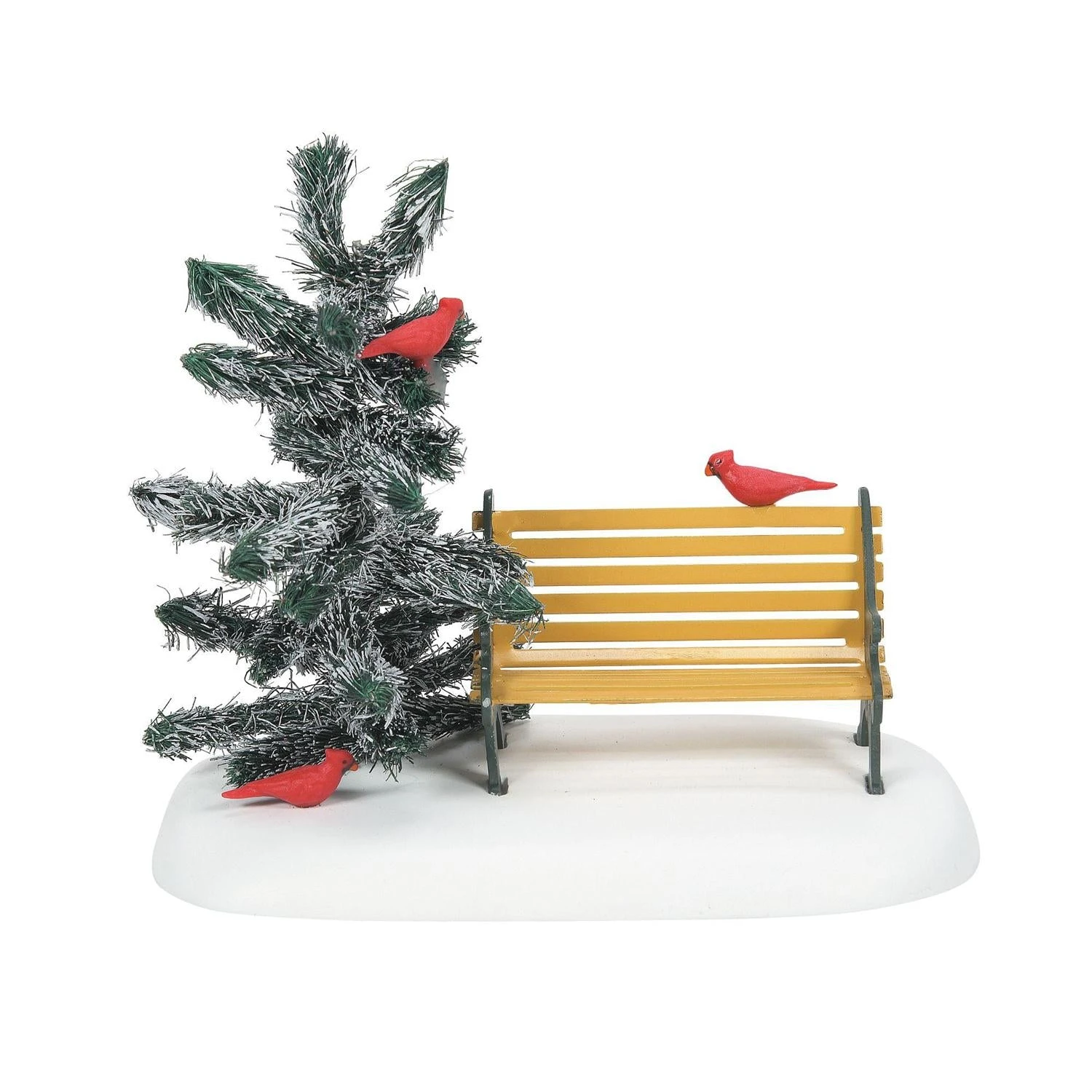 Department 56 Cardinal Christmas Bench 1 Department 56 Cardinal Christmas Bench