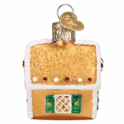Gumdrop Mini Gingerbread House Glass Ornament -Country Christmas Loft Shop wtecdmpsvo5bnuhcjms5