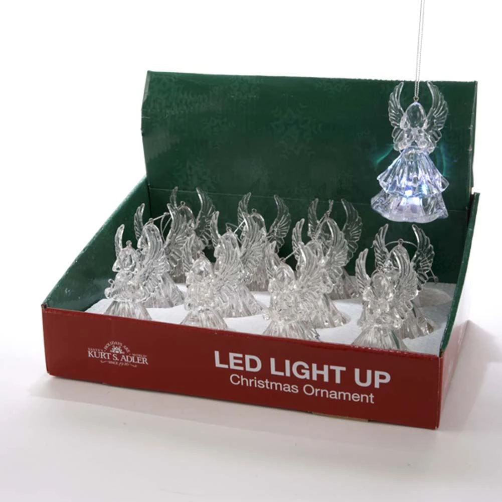 Kurt Adler Battery-Operated LED Angel Ornament - Trumpet 13 Kurt Adler Battery-Operated LED Angel Ornament - Trumpet - Image 13