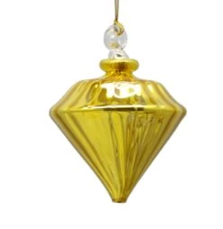 Shiny And Cute Egyptian Glass Cone - Gold
