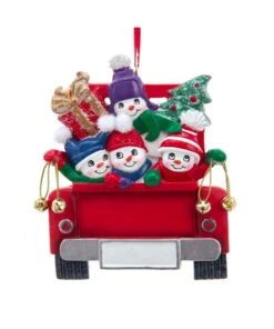 Kurt Adler Snowman On Truck Ornament - Family Of 2 -Country Christmas Loft Shop wxvw3n3fhqbblm97mcu8