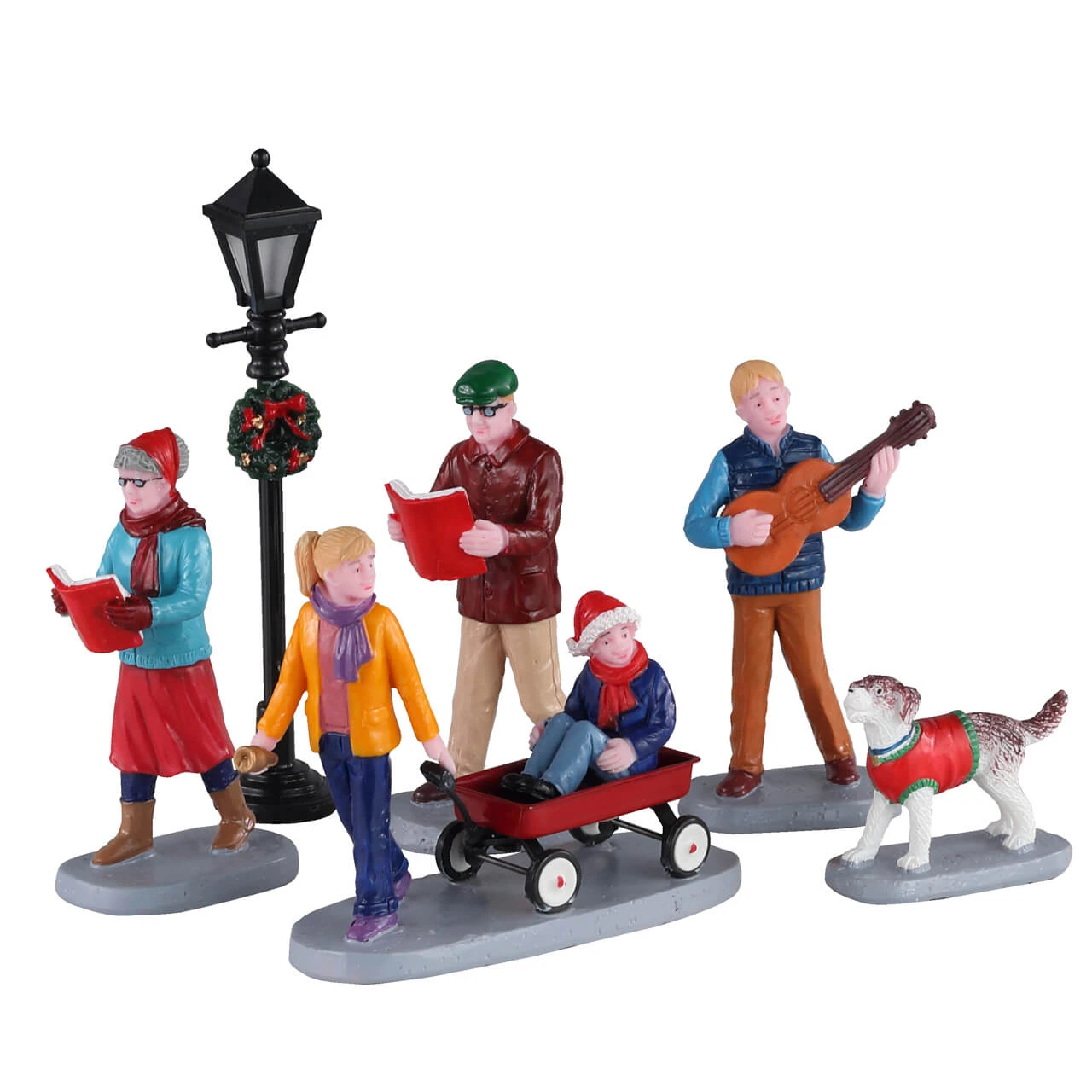 Lemax Merry Song Carolers - 6 Piece Set 2 Lemax Merry Song Carolers - 6 Piece Set - Image 2