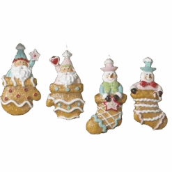 Whimsical Gingerbread Stocking Ornament -