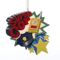 Kurt Adler Super Cop Ornament -Country Christmas Loft Shop wztcikelyjj0pudsmpsf