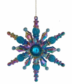 Kurt Adler Peacock Snowflake Ornament- -Country Christmas Loft Shop wzzuveicgex4kxhwevkj