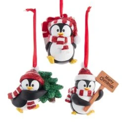 Kurt Adler Penguin With Hat And Scarf Ornament - Present 7 Kurt Adler Penguin With Hat And Scarf Ornament - Present -Country Christmas Loft Shop x0o00bsr2kmteqxugckx