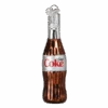 Gumdrop Mini Diet Coke Bottle Glass Ornament