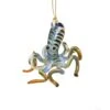Egyptian Blown Glass Sea Life Ornament - Octopus