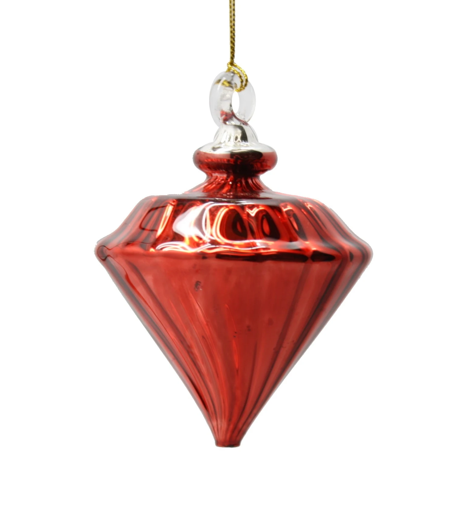 Shiny And Cute Egyptian Glass Cone - Red 1 Shiny And Cute Egyptian Glass Cone - Red