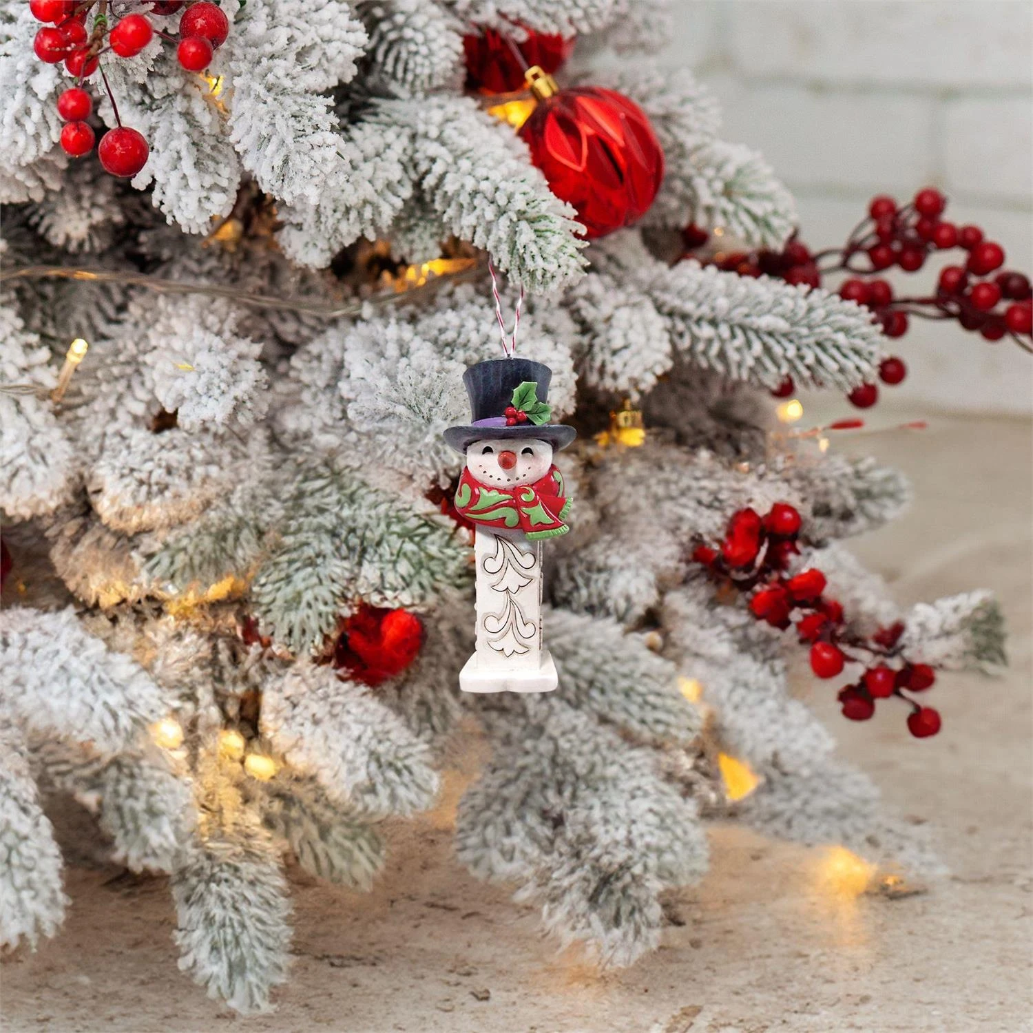 Snowman PEZ Dispenser Ornament 2 Snowman PEZ Dispenser Ornament - Image 2