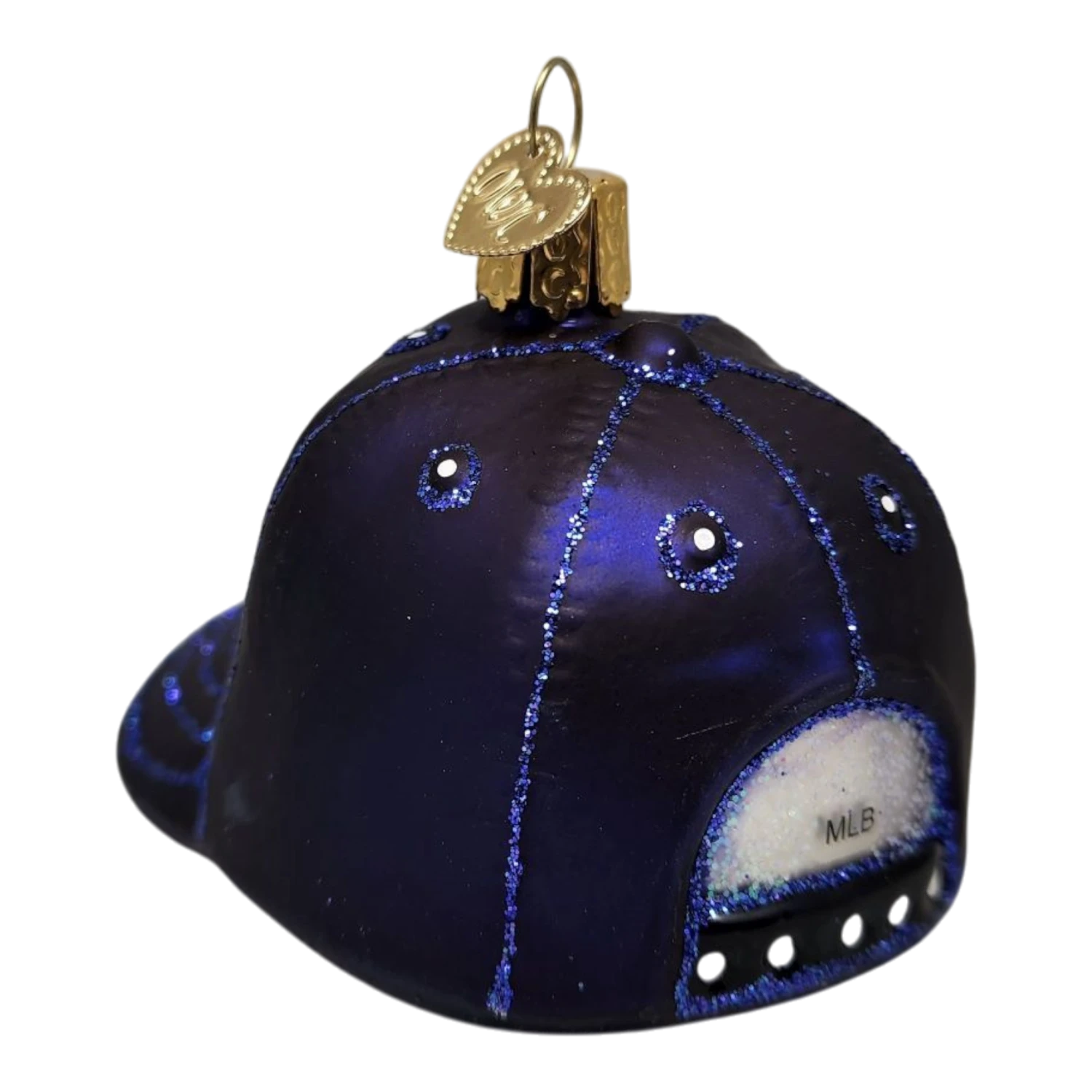 New York Yankees Baseball Cap Glass Ornament 4 New York Yankees Baseball Cap Glass Ornament - Image 4