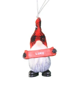 Personalized Gnome Ornament (Letters J-P) - Luke -Country Christmas Loft Shop xvay5jo20pj9ryjtrah8