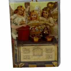 Popup Mini Book German Ornament - Yellow -Country Christmas Loft Shop xwxvgfsdopdagj0tvzyq