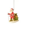 Snowshoe Santa Ornament