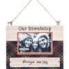 Spinning Frame Ornament - Our Friendship