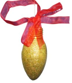 Glitter Bulb Ornament - Gold -Country Christmas Loft Shop yjhxo1nfbovubxy3d651