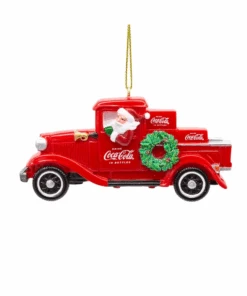 Kurt Adler Coca-Cola Santa Pick-Up Truck Ornament