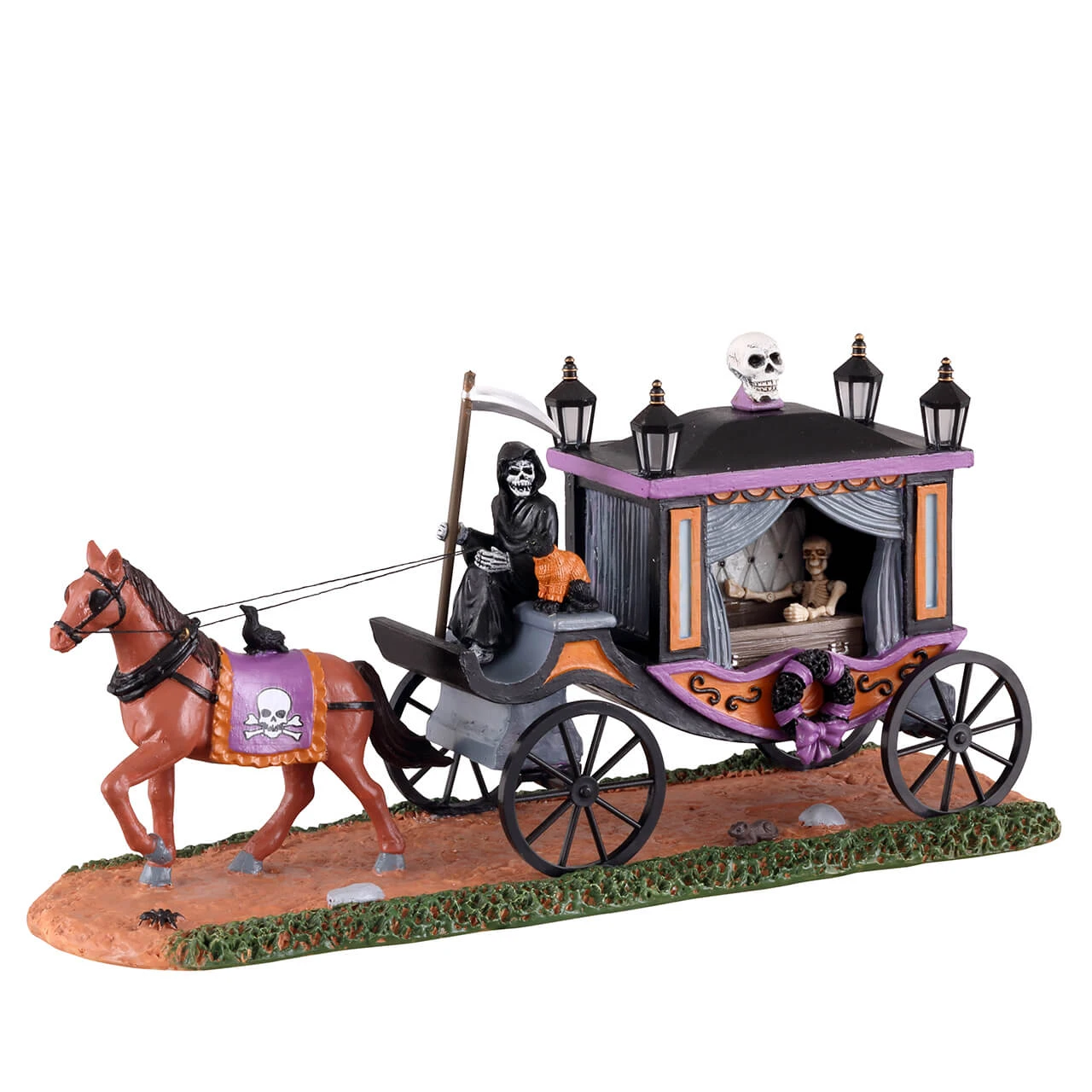 Lemax Spooky Victorian Hearse 3 Lemax Spooky Victorian Hearse - Image 3