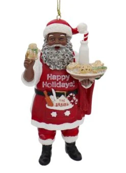 Kurt Adler African American Chef Santa Ornaments - 5 Kurt Adler African American Chef Santa Ornaments - -Country Christmas Loft Shop yspnz0zubrcoknlzoxeo
