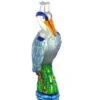 Great Blue Heron Glass Ornament
