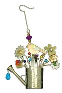 Bird Watering Can Ornament