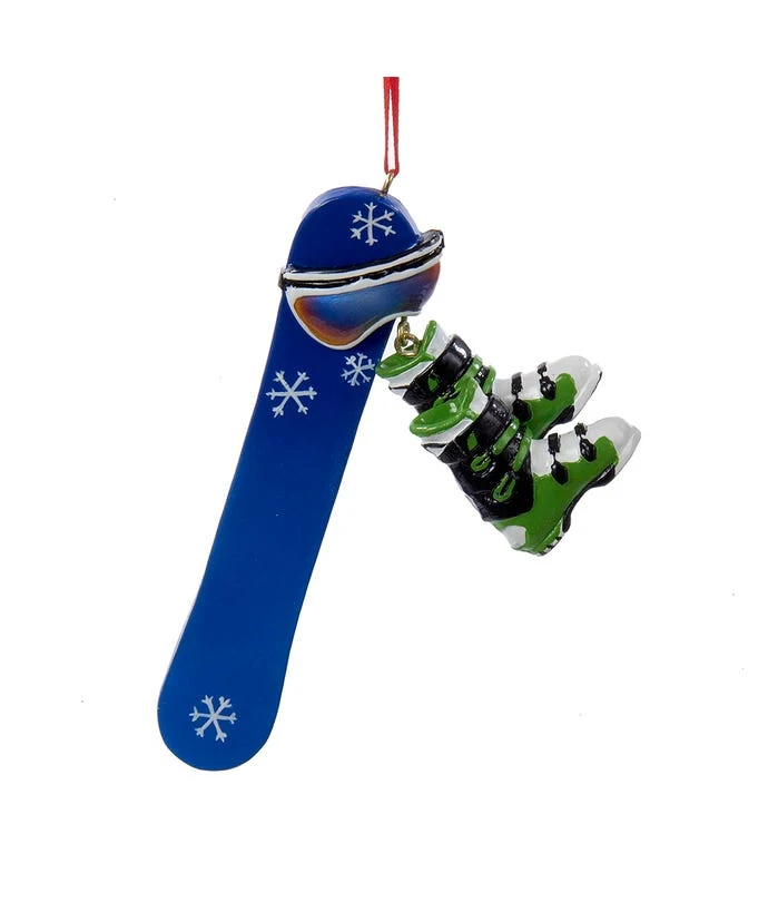 Kurt Adler Snowboard Personalizable Ornament 1 Kurt Adler Snowboard Personalizable Ornament