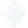 Glitter Snowflake 11 Inch Ornament - Touch Of Sparkle - Diecut