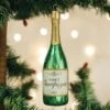 Old World Christmas Champagne Bottle Ornament