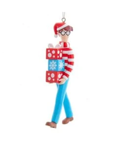 Kurt Adler Where's Waldo - Carrying Presents - Ornament