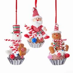 Kurt Adler Gingerbread Cupcake Ornament - Gingerbread Man 9 Kurt Adler Gingerbread Cupcake Ornament - Gingerbread Man -Country Christmas Loft Shop zsjicnwmjucdxypmswln