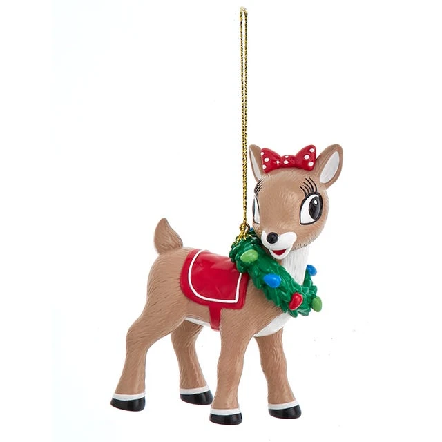 Kurt Adler Clarice Wearing A Wreath Ornament 1 Kurt Adler Clarice Wearing A Wreath Ornament